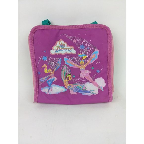 Vintage Sky Dancers 1995 Lunchbox Rare Pink Tote Small School Bag Abrams/Gentile - Picture 1 of 11